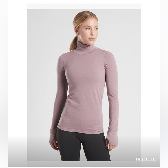 Athleta Forest Hill turtleneck, XS, violet - Picture 8 of 8